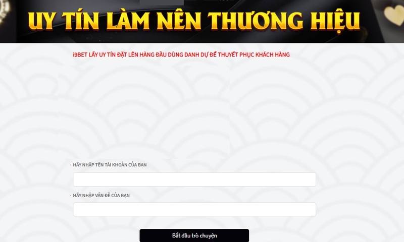 Bạn liên hệ nhân viên i9bet để lấy lại mật khẩu